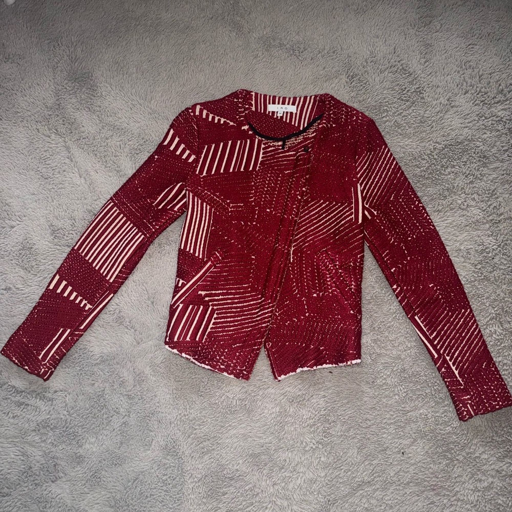 IRO EUC red jacket sz 34